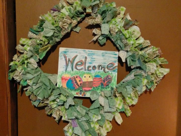 updating my front door for easter