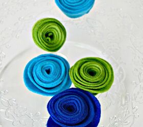 how to make felt flowers diy home decor the easiest way