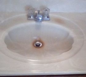 can i paint a bathroom sink that is faux marble and plastic