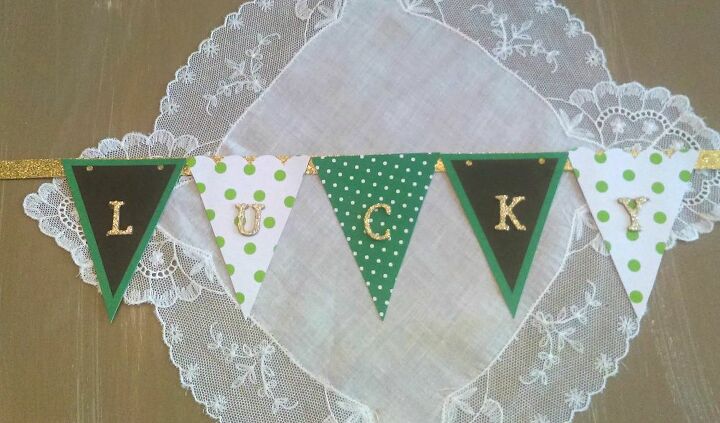 st patrick s day lucky mini banner