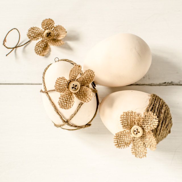 s quick easter egg ideas that are just too cute, Craft some in a shabby chic style