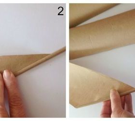 braided brown craft paper tray diy
