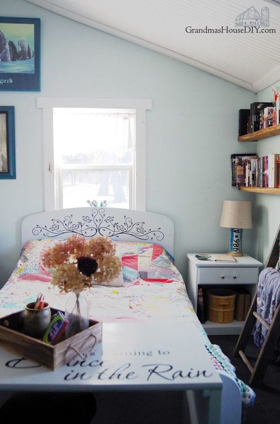 home tour b a guest bedroom and library