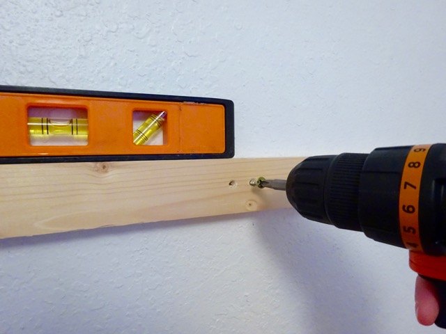 how to install open shelves in a nook