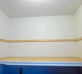 how to install open shelves in a nook