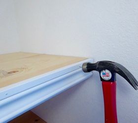how to install open shelves in a nook
