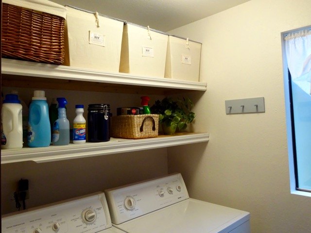 how to install open shelves in a nook