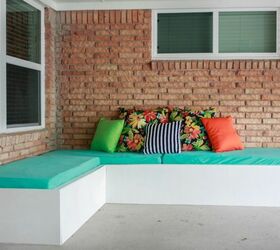 upgrade your backyard with these 30 clever ideas, Set up a corner couch using pallets