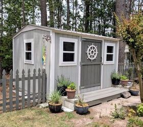 upgrade your backyard with these 30 clever ideas, Give yourself a stunning storage shed