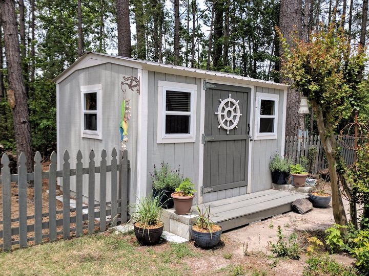 upgrade your backyard with these 30 clever ideas, Give yourself a stunning storage shed