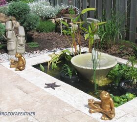 mejore su patio con estas 30 ideas ingeniosas, A ada un poco de zen a su jard n trasero con una fuente de agua