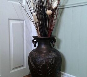 oil rubbed bronze vase makeover