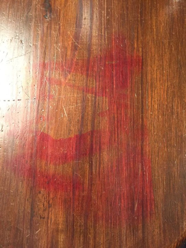 q remove stain from wood