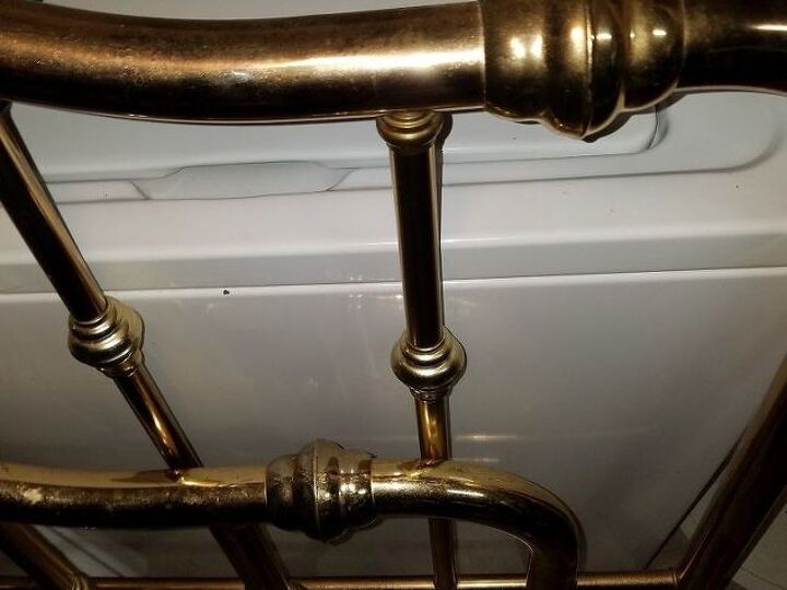 q faux antique style head foot board