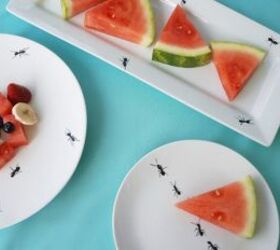s update your plain dishes with these adorable ideas, Fun Summer Plates