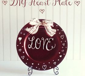 s update your plain dishes with these adorable ideas, Valentine s Day Plate