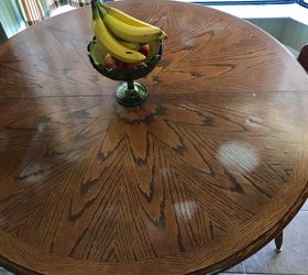 removing white heat marks from your table top