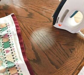 removing white heat marks from your table top