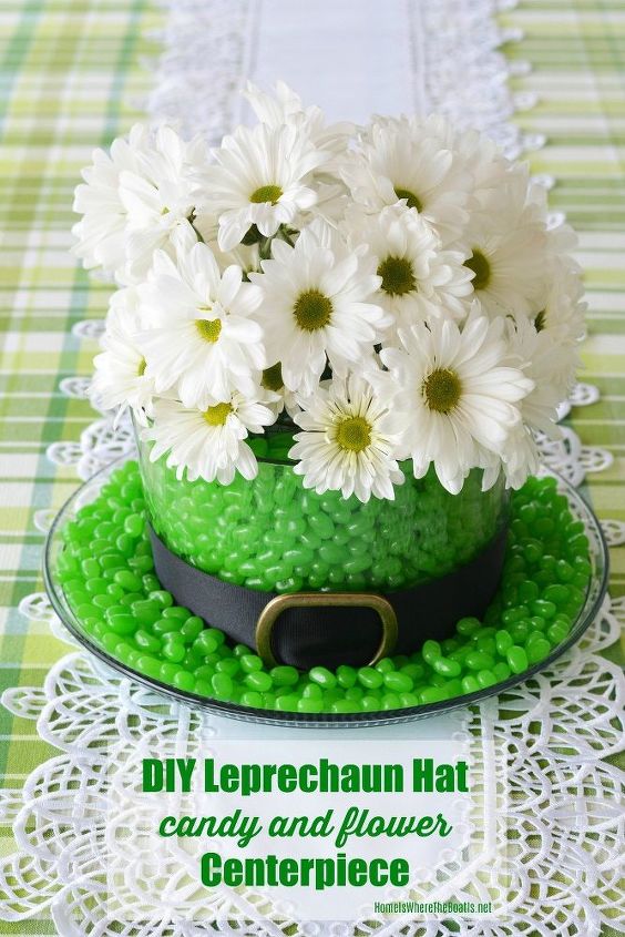 s 15 awesome projects to get you ready for st patrick s day, Blooming and Edible Centerpiece