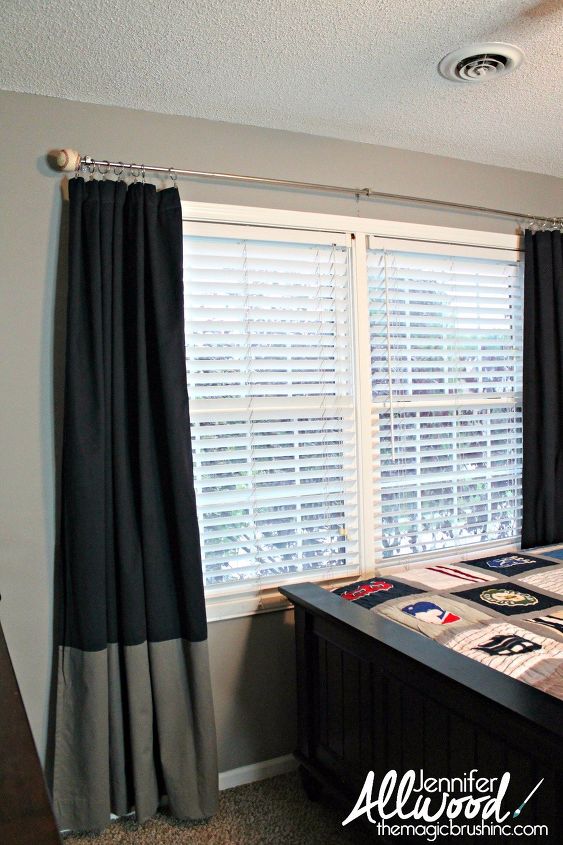 s get ready for the baseball season with these great projects, Finial Curtains