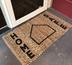 s get ready for the baseball season with these great projects, Clever Fall Doormat