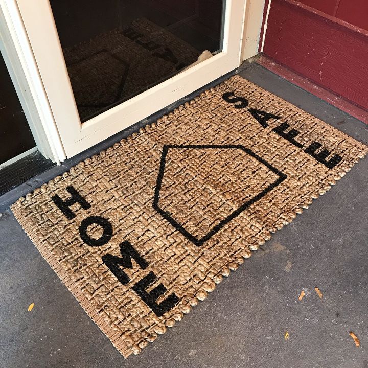 s get ready for the baseball season with these great projects, Clever Fall Doormat