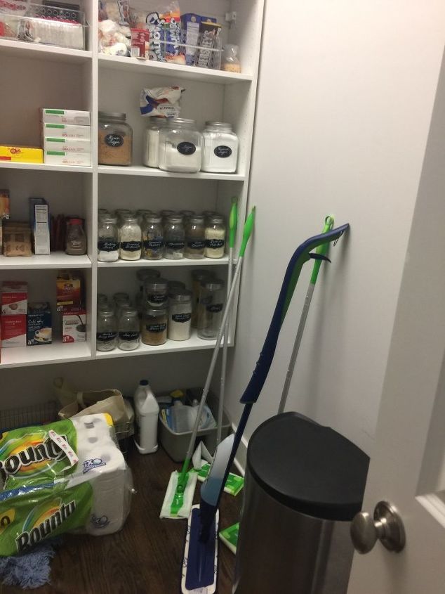 pantry makeover, Yep it s a mess