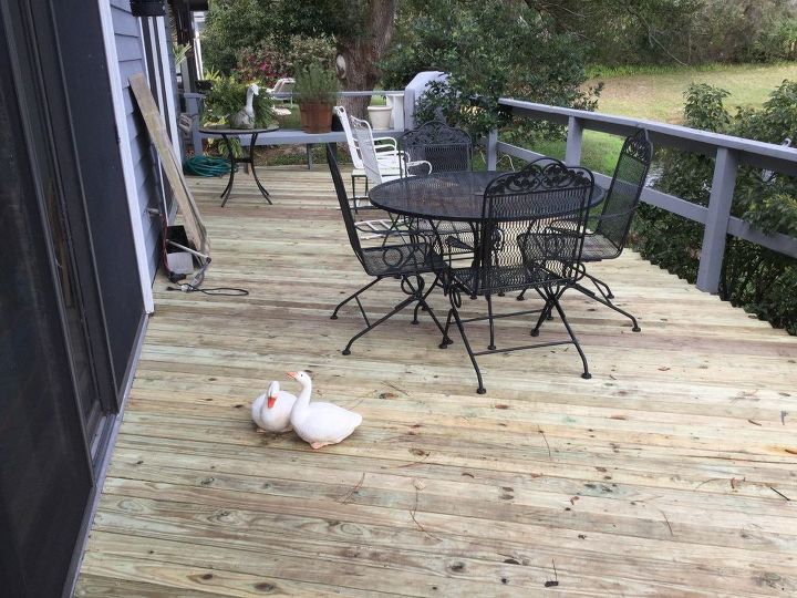 q how long should we wait before applying waterseal to new deck