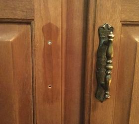 Help with replacing kitchen Cabinet hardware, see photos | Hometalk