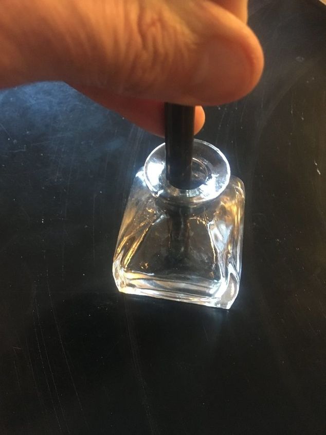 lmpara de aceite de una tienda de segunda mano frasco de perfume