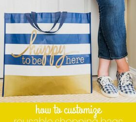 how to customize reusable shopping bags