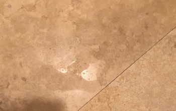 How to remove wine stain from marble floor?