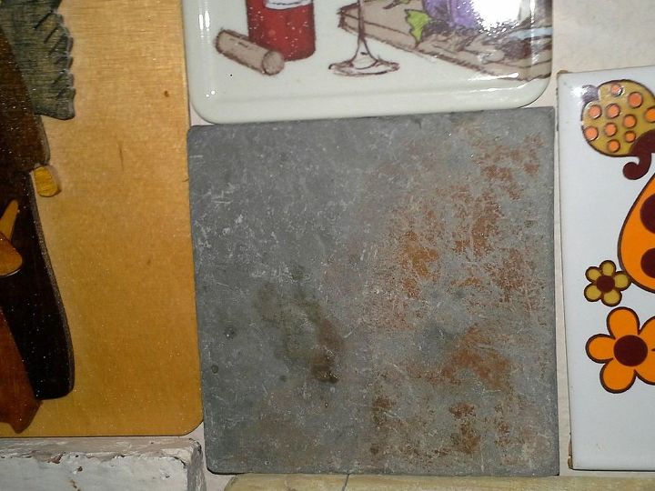 a personal kitchen backsplash, Square title from Home Deput On wall