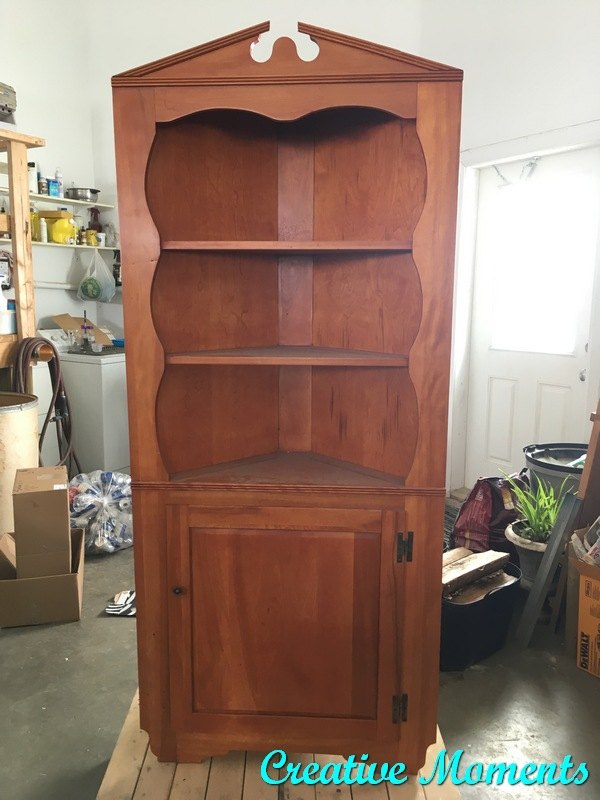 corner cabinet goes country