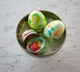 diy marbled easter eggs