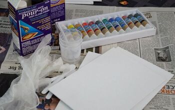  Arte fácil - pintura DIY com resina e acrílicos
