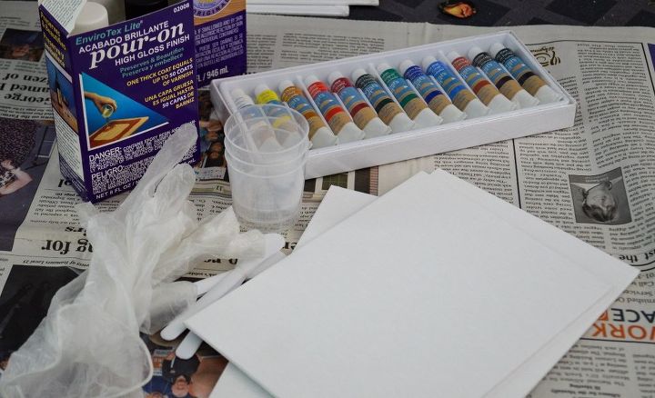 arte fcil pintura de bricolaje con resina y acrlicos