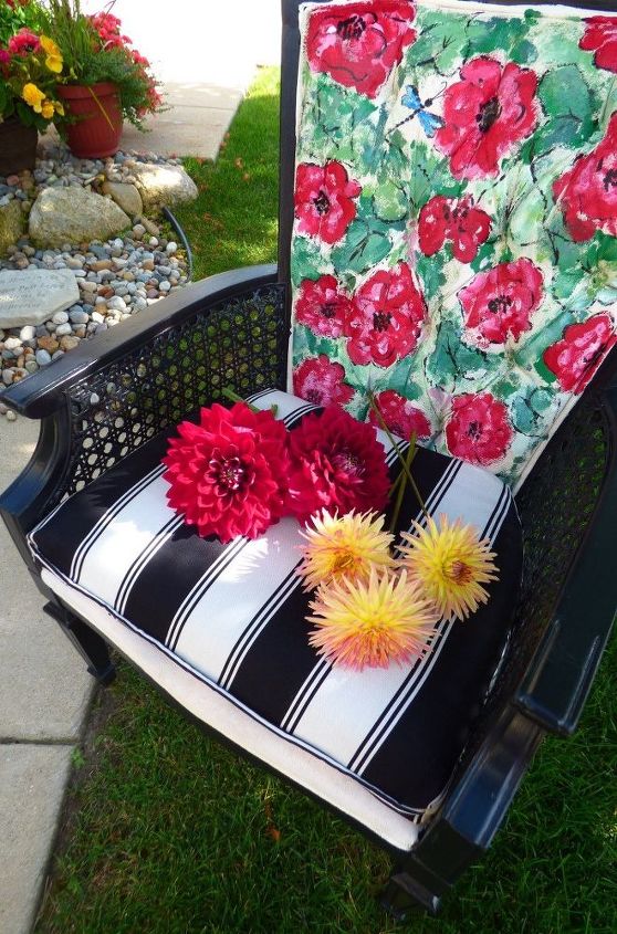 breakfast with peonies revamping velvet cane chairs by chalk paint