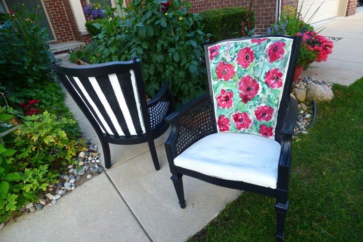breakfast with peonies revamping velvet cane chairs by chalk paint