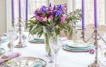 Cómo usar colores suaves de primavera para decorar una mesa de Pascua sofisticada