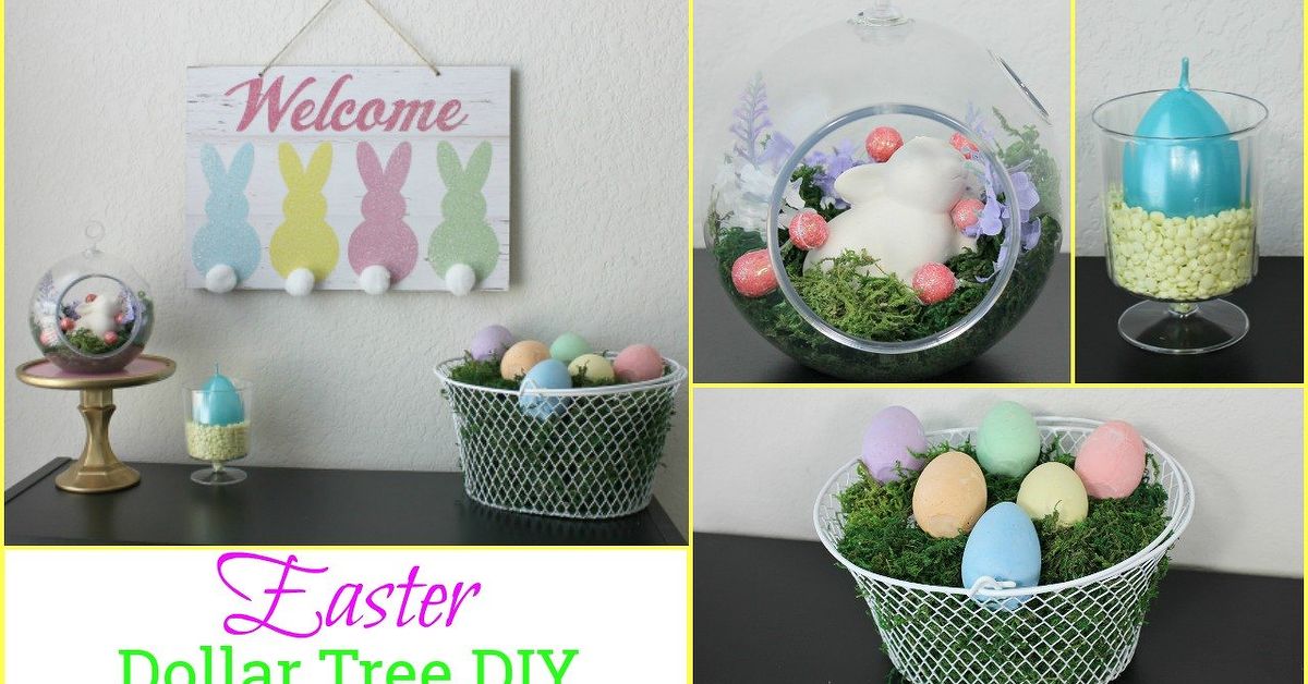 Quick Simply Dollar Tree Easter Diy Decor Hometalk