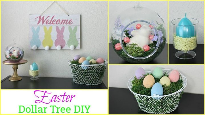 quick simply dollar tree easter diy decor
