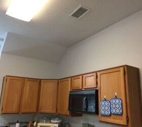 q how would you decorate above my kitchen cabinets