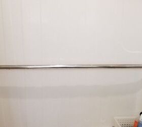 how to fix mold behind shower stall bar