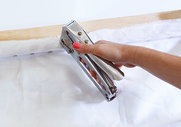 easy diy no sew fabric window valence