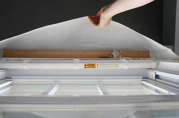 easy diy no sew fabric window valence