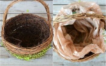 Crea una cesta con flores para la primavera o la Pascua