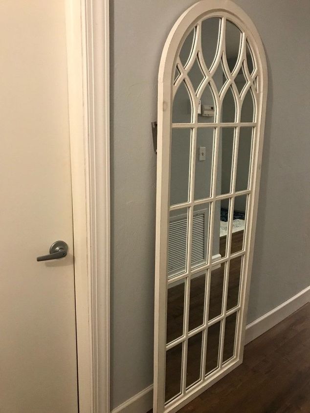 cathedral mirror barn door joanna gaines inspired