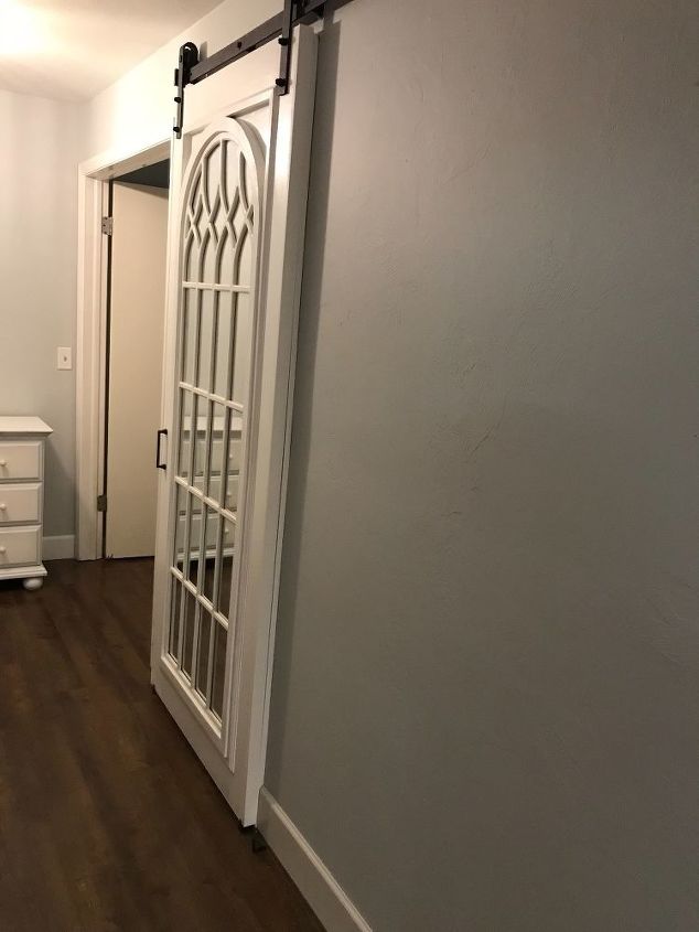 cathedral mirror barn door joanna gaines inspired