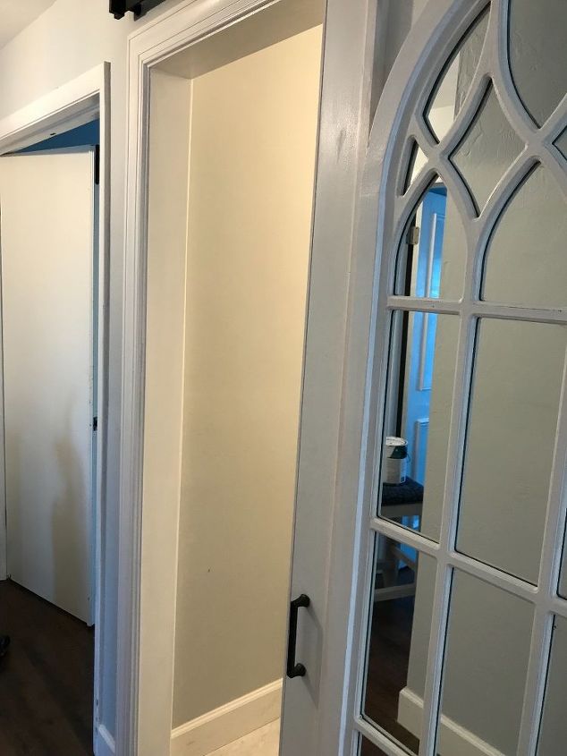 cathedral mirror barn door joanna gaines inspired